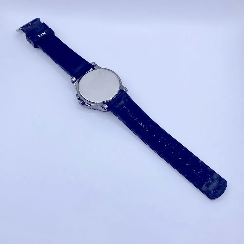Working! Ladies Juicy Couture “Time For Couture” Rhinestone Bezel Watch